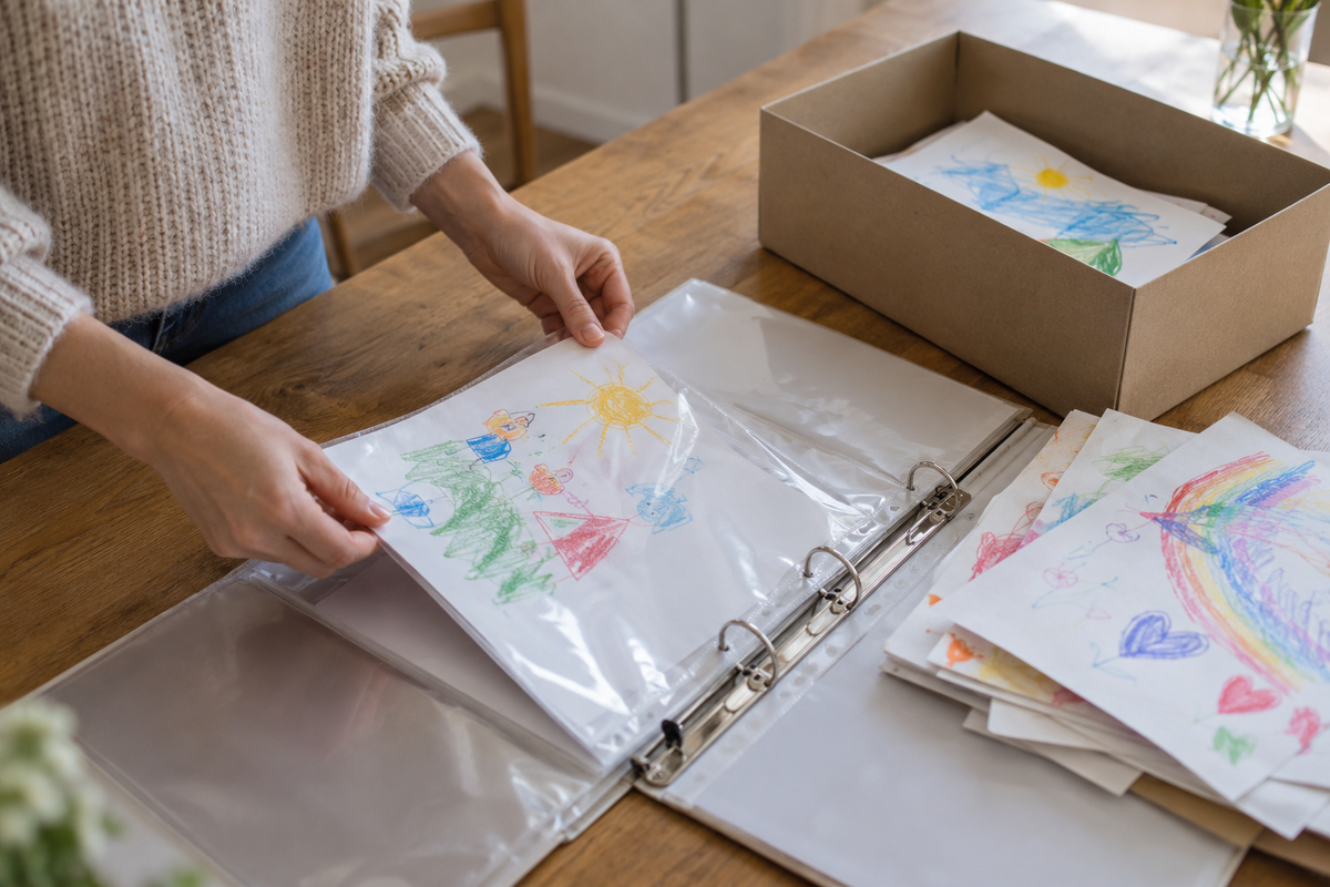 Comment ranger et conserver les dessins de son enfant