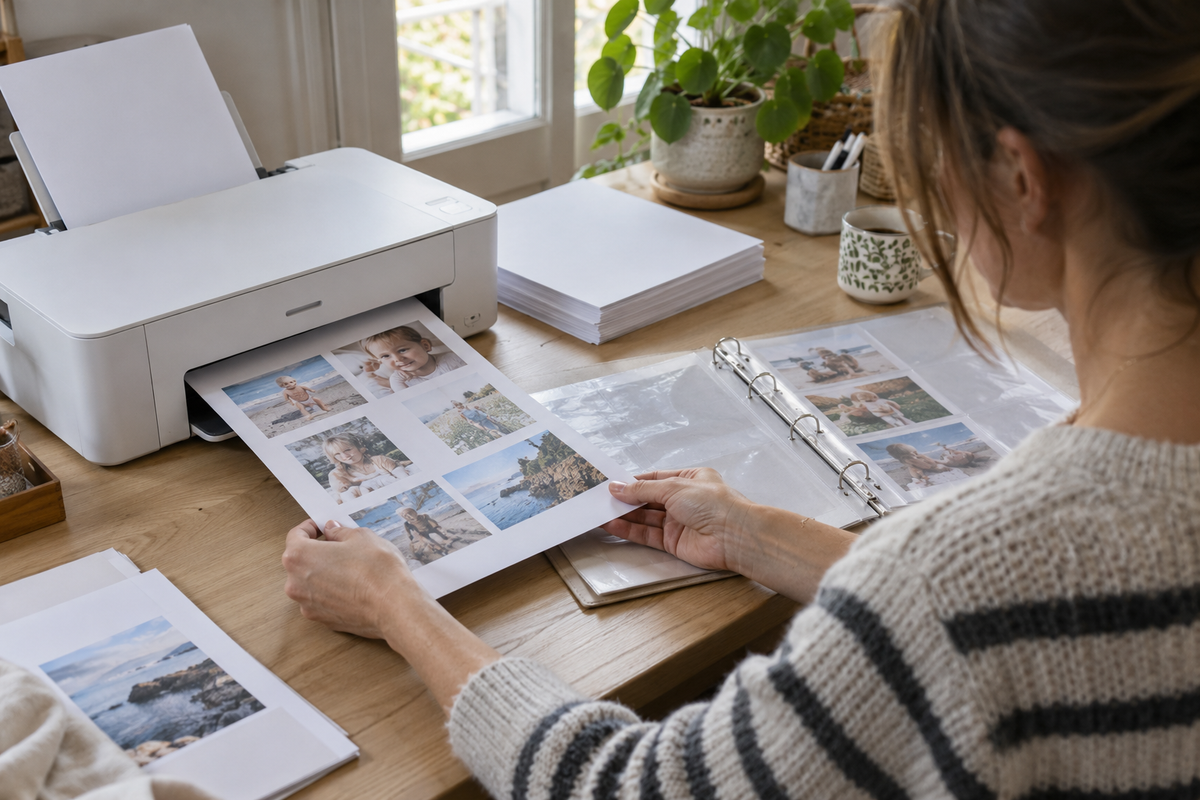 Comment imprimer un album PDF : papier, classeur, pochettes