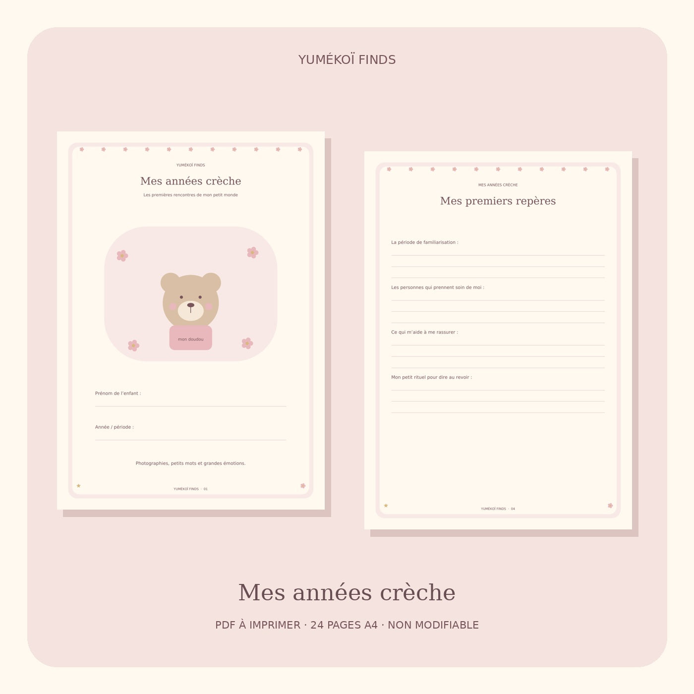 Couverture de l’album Mes années crèche