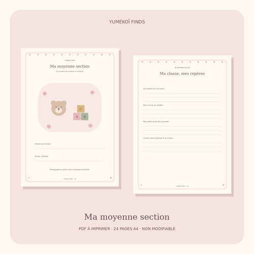 Mes souvenirs de moyenne section — présentation du PDF