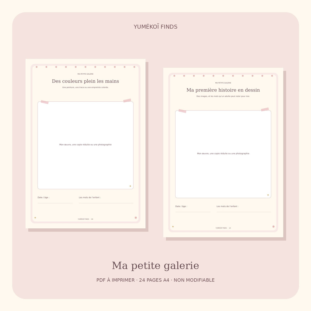 Extraits de pages pour créations et dessins
